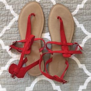 Red/Burnt Orange Sandals